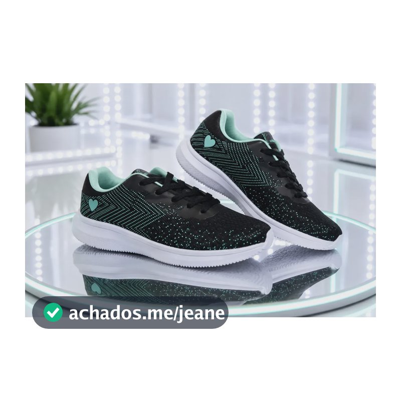Tênis Feminino Esportivo Academia Corrida Esporte Multicolorido Liso 38,0 Br