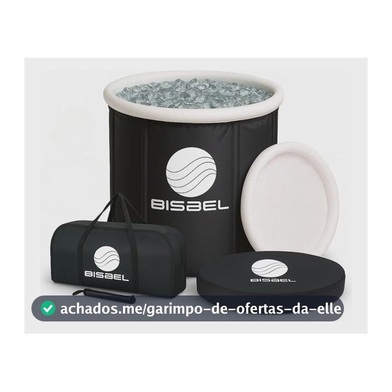 Banheira Piscina Imersao Gelo Crioterapia Recovery Bisbel 320l Premium - Tamanho Large