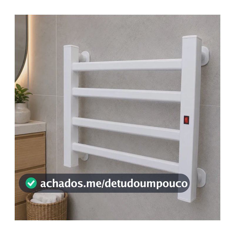 Aquecedor De Toalhas Elétrico Cor Branco