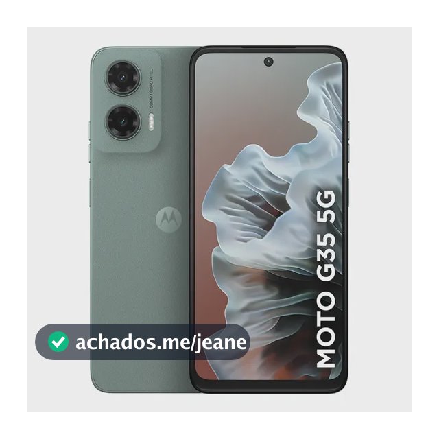 Smartphone Motorola Moto g35 5G - 256GB 4GB RAM+8GB Ram Boost, e Camera 50MP com AI NFC Tela 6.7" com Superbrilho - Cinza
