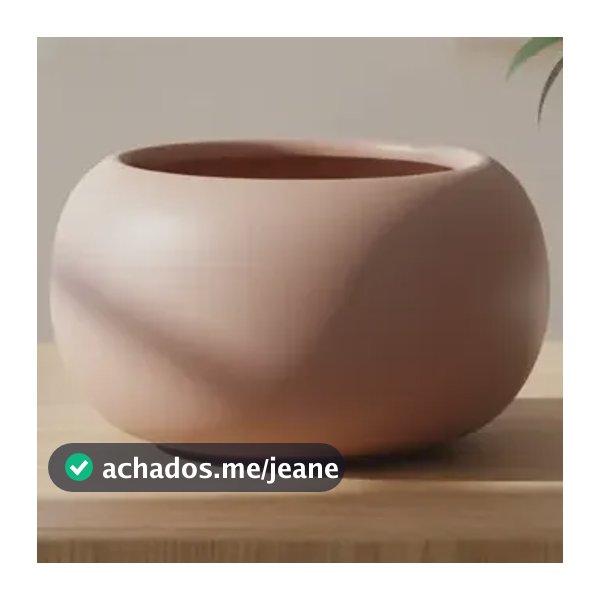 Vaso Cerâmica Ikebana Retrofenna 23x13cm Clássico