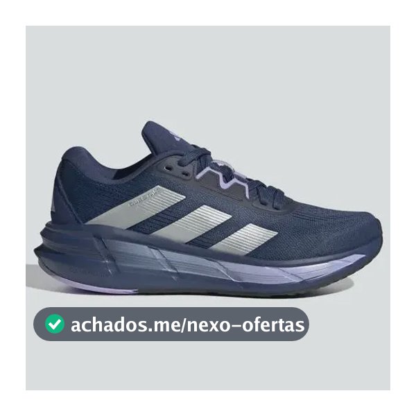 Tênis Feminino Questar 3 adidas Tecind/silvmt/glopur Liso 35 Br