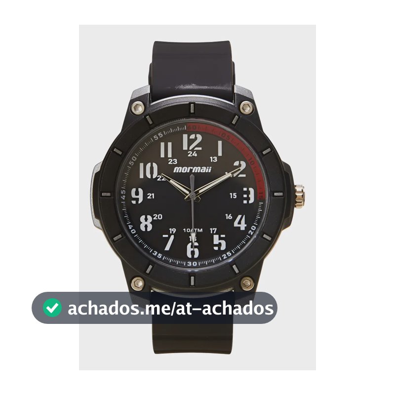 Relógio Masculino Casual Mo2035LG/8r cor Preto Mormaii
