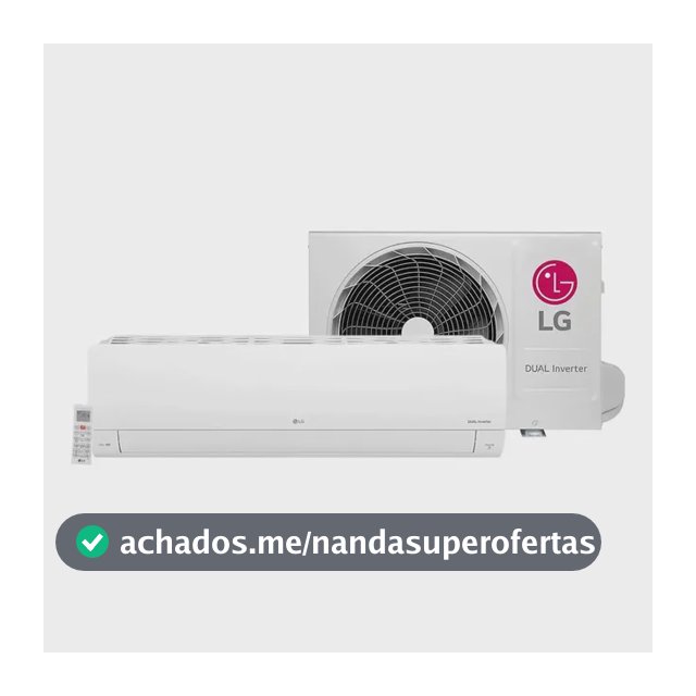 Split Hi Wall Inverter LG Dual Compact R-32 12000 Btu/h Frio 220v