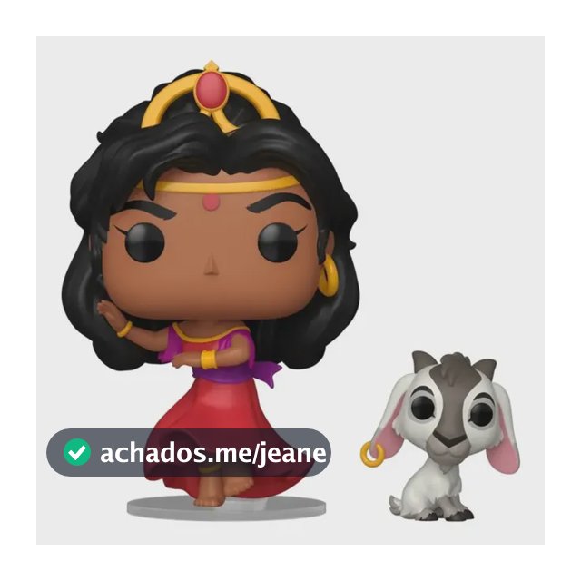 Boneco Funko Pop! & Buddy Disney O Corcunda De Notre Dame - Esmeralda & Djali