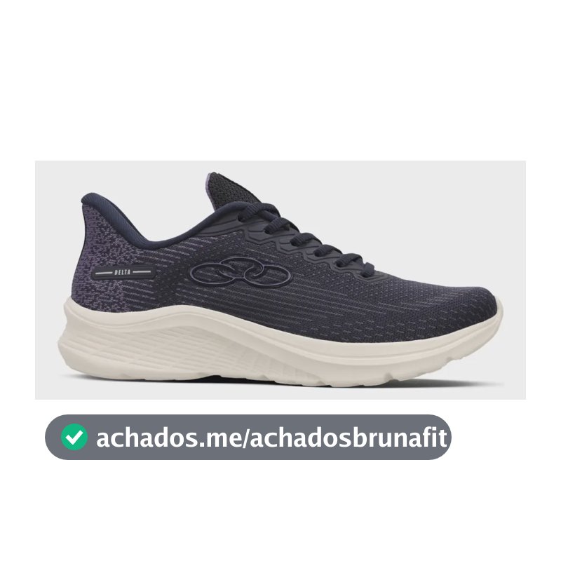 Tênis Masculino E Feminino Delta 122 Olympikus Marinho/purple Liso 37 Br
