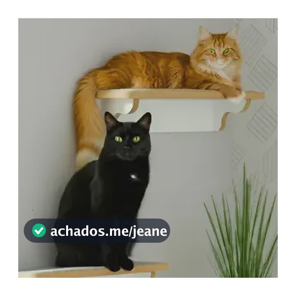 Prateleiras Para Gato Em Mdf 15mm Laminado Reforçado 4 Peças