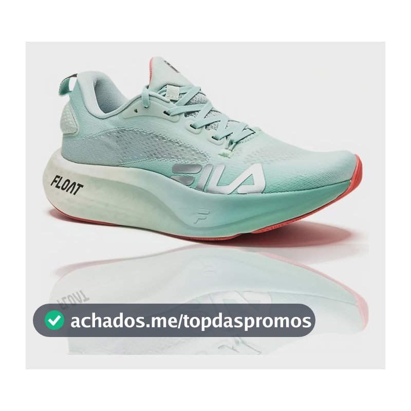 Tênis Fila Float Maxxi 2 Pro Masculino Corrida Treinos Verde Verde Mar/verde Pálido/goiaba Liso 42 Br