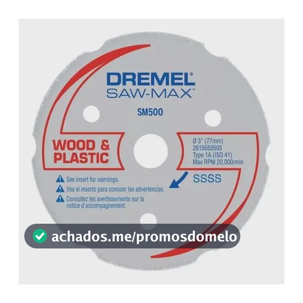 Disco de corte de serra multiuso Dremel Sm500 Dsm500 Max