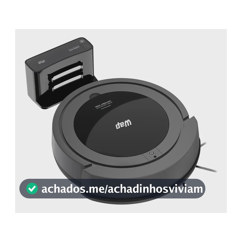 WAP Robô W200 Aspirador Robô 3 em 1 Varre Aspira Passa Pano Bivolt