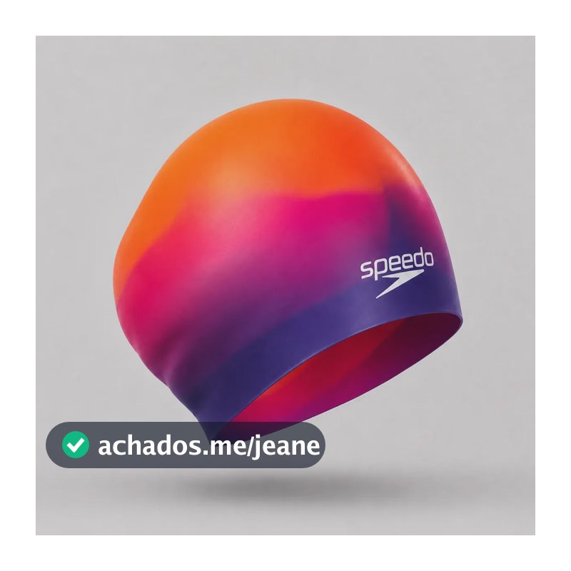 Touca Natação Speedo Ladies Hidroginástica Cabelos Volumosos Cor Holi Pink
