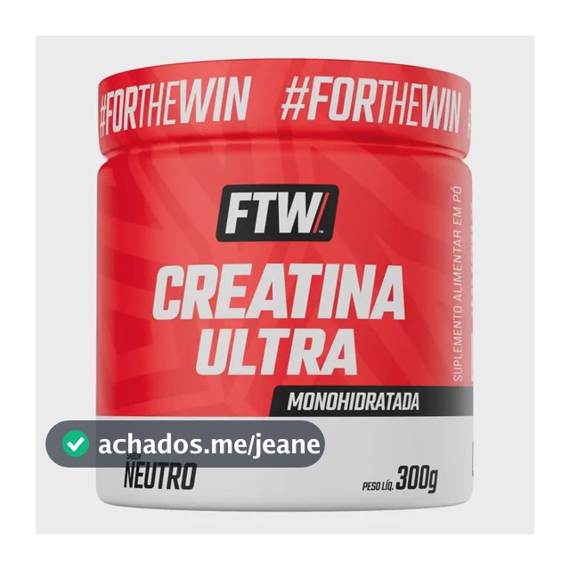 Creatina FTW em pó Sem sabor x 300g