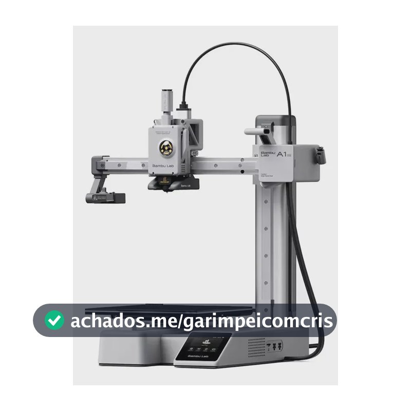 Mini impressora 3D Bamboo Lab A1 + filamento
