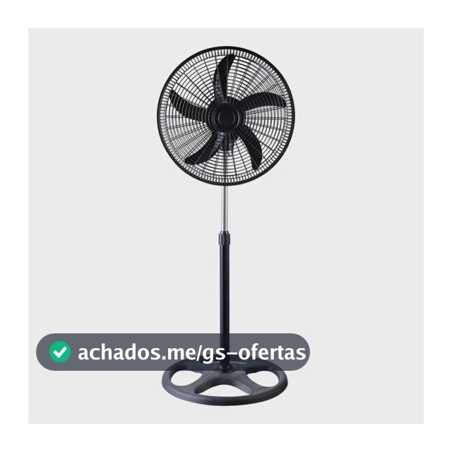 Ventilador De Pé E Chão 16 Pol Turbo 3 Vel 110/220v Fs 107 Fs 107&110v