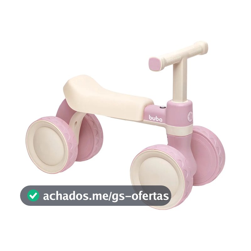 Bicicleta De Equilibrio Rosa Com Som Sem Pedal 18824 - Buba