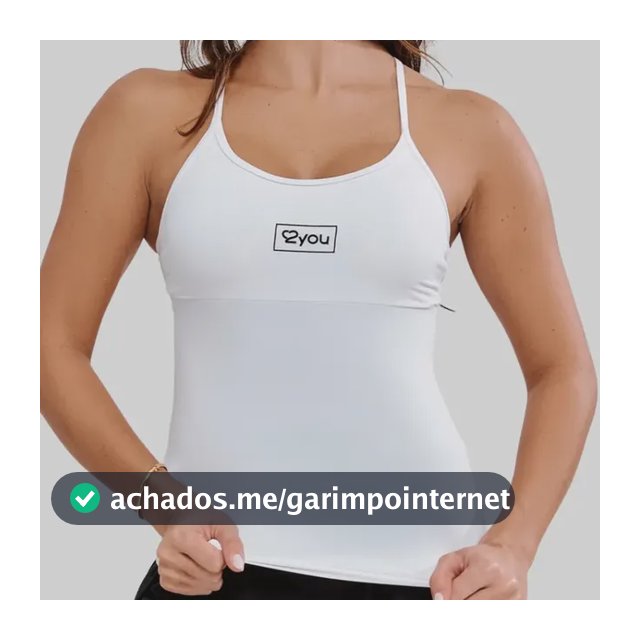 Regata Feminina Academia Entrada Bojo Removível Fitness