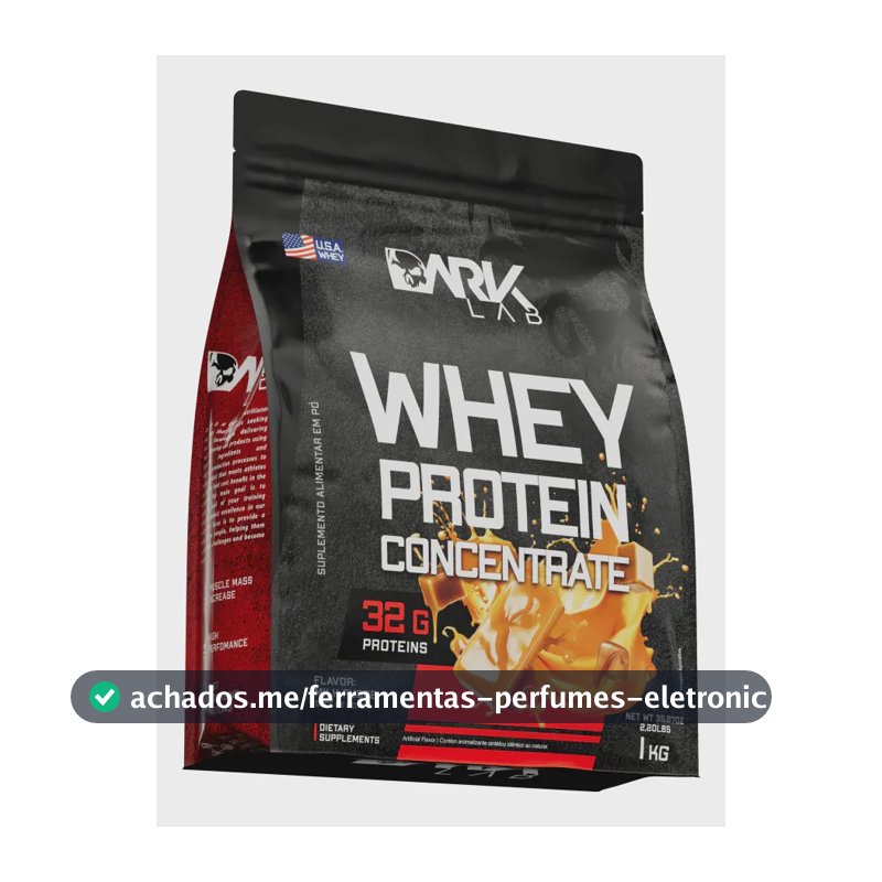 Whey Protein Concentrado 1kg Dark Lab Sabor Doce de leite