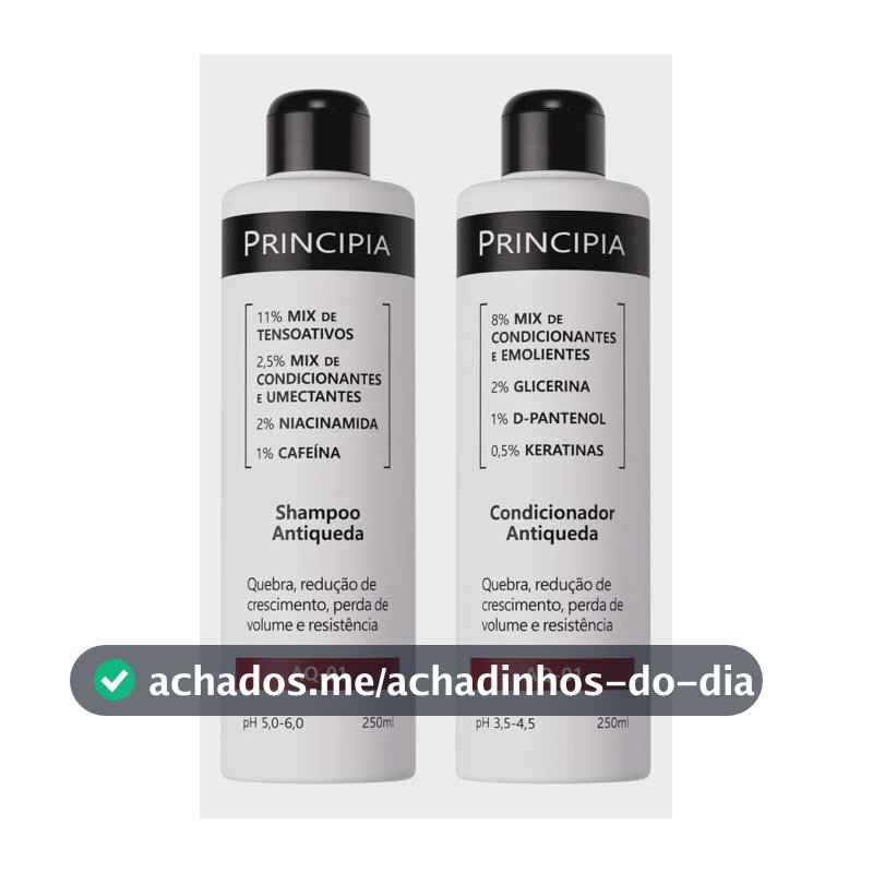 Principia Kit Shampoo E Condicionador Antiqueda Aq-01