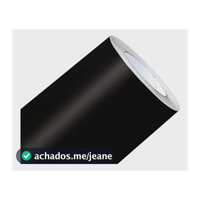Adesivo Preto Fosco Envelopamento Geladeira Móveis 10m X 1m