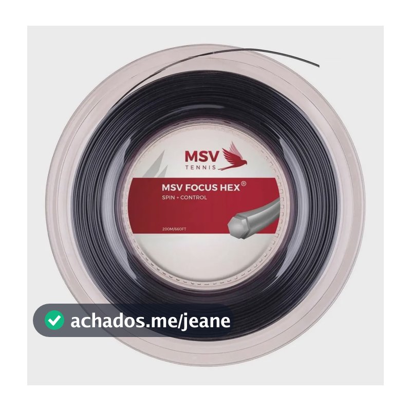 Rolo Corda Msv Focus-hex 16l 1.23mm 200m Reel 1 Mm
