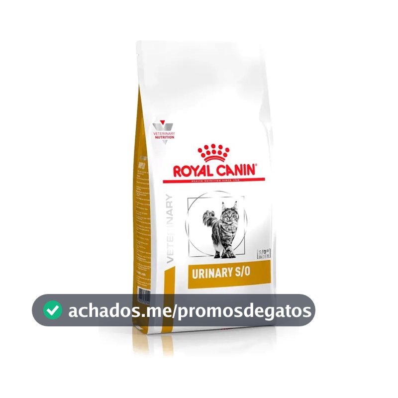 Alimento Royal Canin Veterinary Diet Feline Urinary S/O High Dilution UHD 34 para gato adulto de raza pequena sabor mix