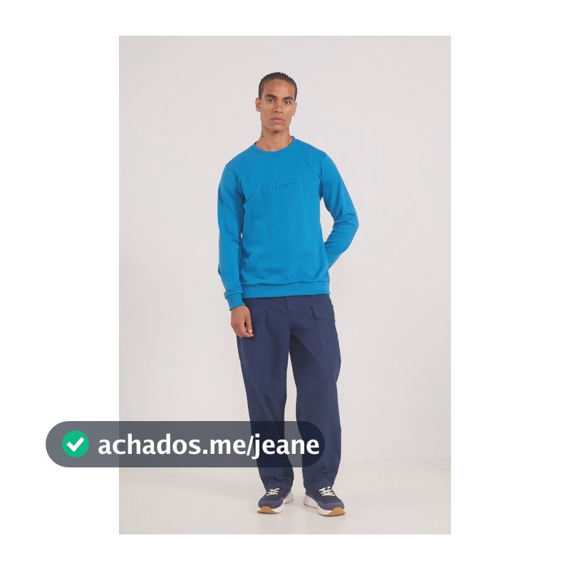 Blusão Colcci Masculino Canguru Moletom M Verde Albero Liso