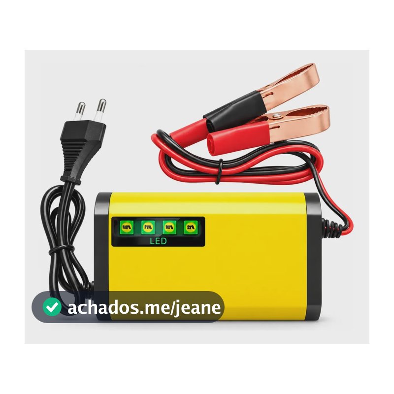 Carregador Bateria 12v 2a Bivolts Automotivo Moto Ate 20ah