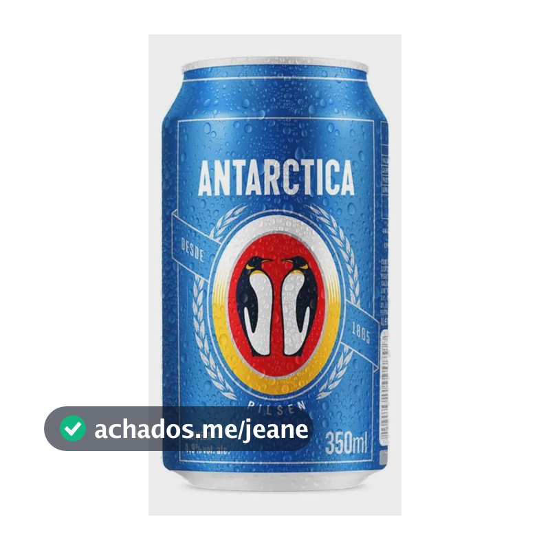 Cerveja Antarctica Pilsen Lata 350ml - Com 12