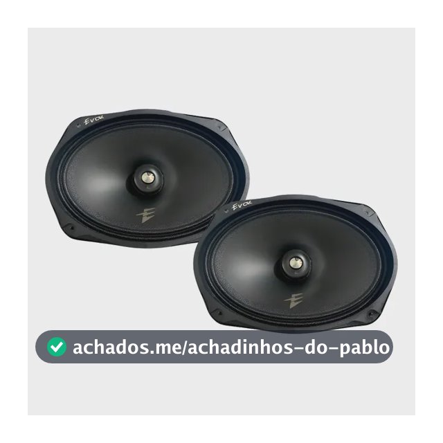 Par De Alto Falante Evok Mb280 6x9 280rms 4ohms Preto