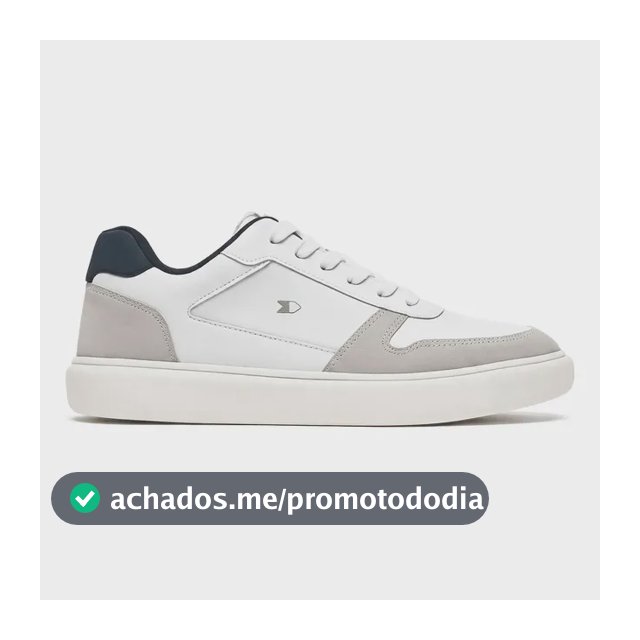 Tênis Sapatenis Masculino Sandrini Evoke Lite Branco Couro