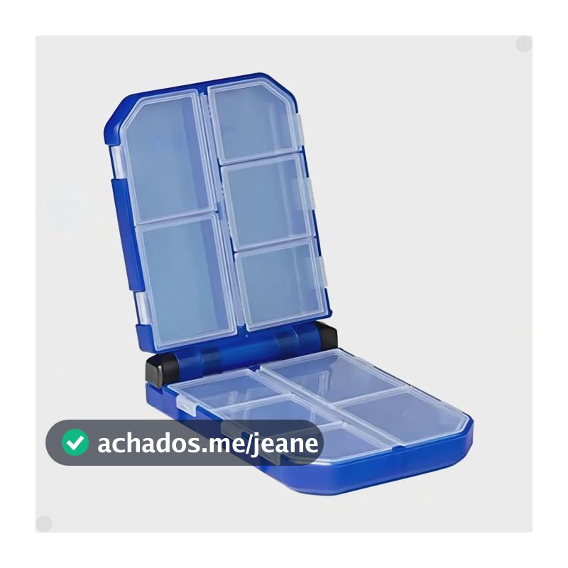 Estojo Porta Anzol Marine Sports MPB103 10 Divisões Azul