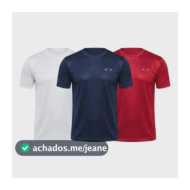 Kit 3 Camisetas Dry Fit Masculina Academia Treino Fitness