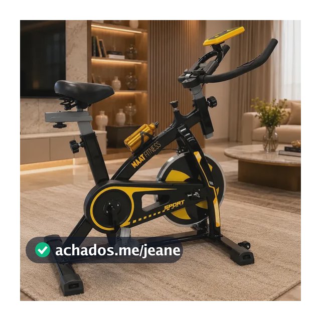 Bicicleta Ergométrica Spinning Maat Brand Inércia 13kg Profissional Fitness Suporta 140kg Academia Residencial