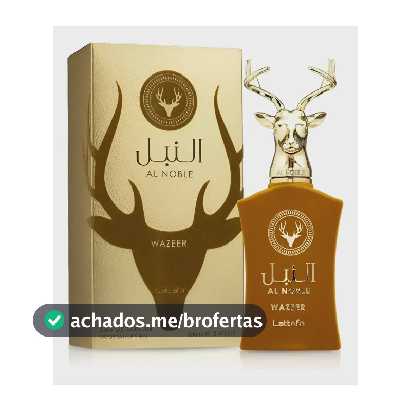 Perfume Árabe Wazeer Al Noble Masculino 100ML