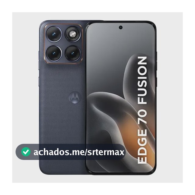Smartphone Motorola Edge 70 Fusion 5g - 256gb 12gb Ram + 12gb Ram Boost, Camera 50mp Sony Lytia 710, Tela 1.5k Extreme Amoled 144hz - Grafite