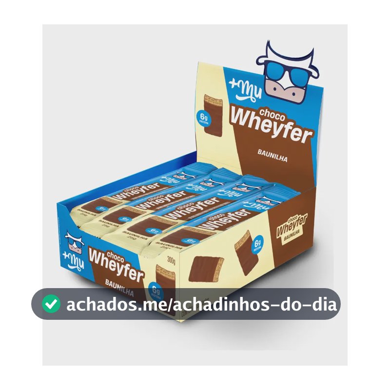 Barra de Proteína +Mu Chocowheyfer Baunilha 12 un