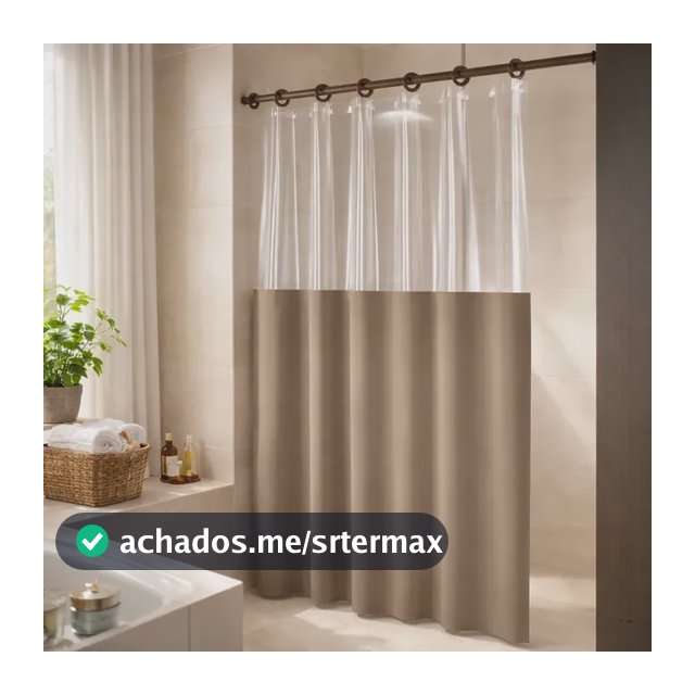 Cortina Para Box Banheiro 1.40m X 1.90m