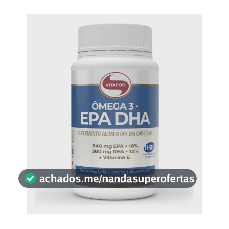 Suplemento Ômega 3 Epa Dha 60 Cápsulas Vitafor