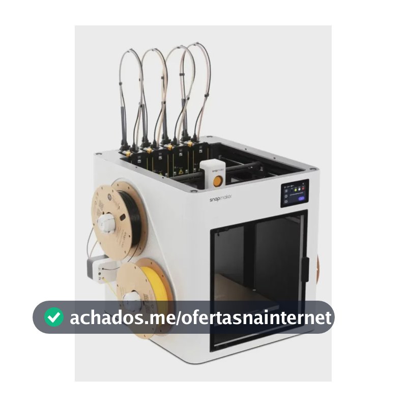 Impressora 3d Snapmaker U1 Fdm Com 4 Bicos Independentes