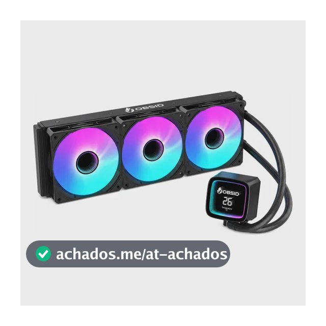 Water Cooler Obsid Pro 360 Digital Argb Amd E Intel Preto