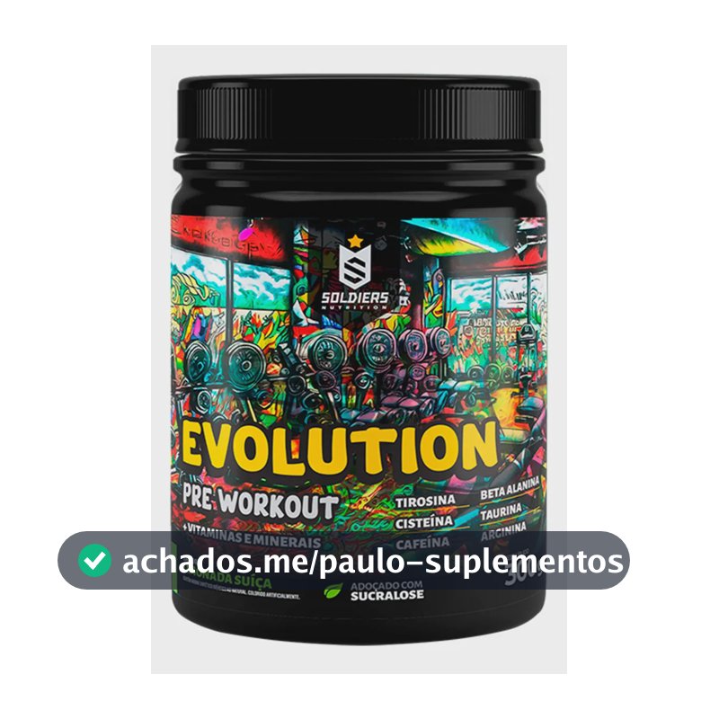 Suplemento Soldiers Nutrition Evolution en pó sabor limonada suíça x 300g