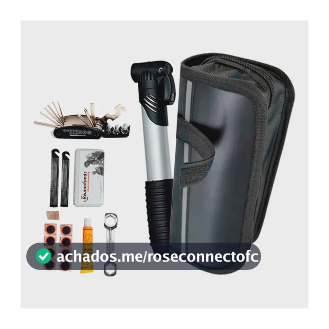 Kit Reparo Pneu Bike E Chaves P/ Bicicleta Bomba De Ar Mtb