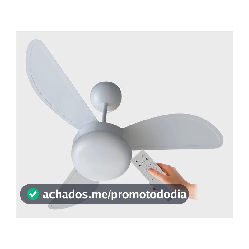 Ventilador De Teto C/ Controle 6 Vel. Fenix Ventisol