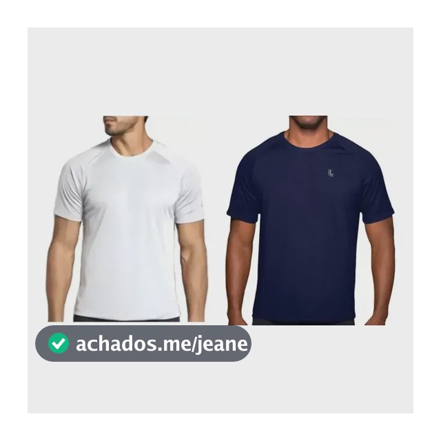 Kit Com 2 Camisetas Lupo Dry Fit Masculina Fitness Original