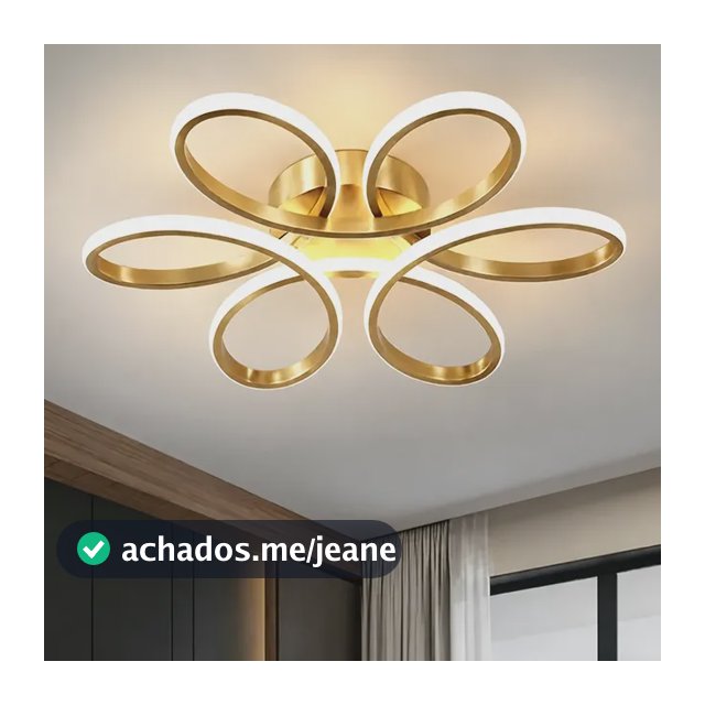 Luminária De Teto Led Com Design Moderno, Três Cores