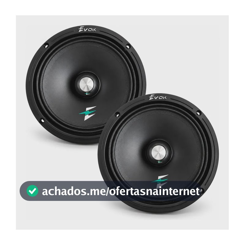 Alto Falante Evok 6mb230x 6 Pol 230w Rms Médio Grave Preto