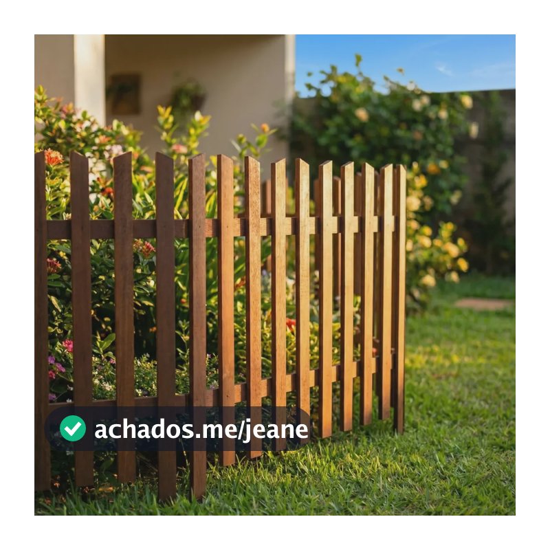4 Metros Cercas 90x50 Jardim Limitador Decorativa Horta Marrom