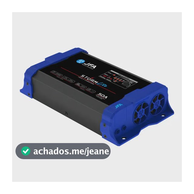 Fonte Carregador Jfa Storm Lite 50a 1050w Bivolt Smart Cooler Azul