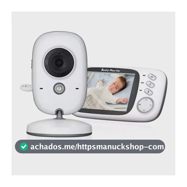 Baba Eletrônica Baby Monitor Vb603 Visão Noturna Dual Audio Cor Branco Estary Shop