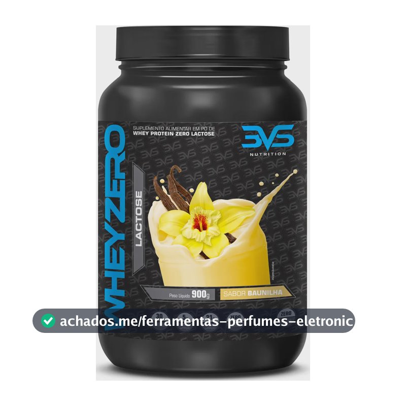 Whey Zero Lactose 900g Sabor: Baunilha - Fórmula Exclusiva com 21g De Proteína Por Dose